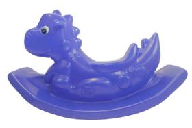 Gangorra dino infantil - AZUL - para criancinhas, meninos e garotos