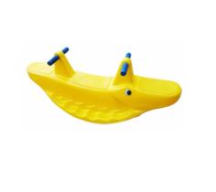 Gangorra Dupla Jacaré Amarelo BB Bolinhas Gangorra Dupla Jacaré Amarelo BB Bolinhas