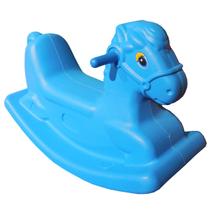 Gangorra Infantil Balanço Bebê Criança Cavalinho Brinquedo Playground Menino Azul Importway