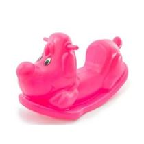 Gangorra Infantil em Formato de Cachorrinho Brinquedo Colorido para Playground em Diversas Cores