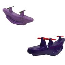 Gangorra Jacaré e Crocodilo para 2 Crianças Ideal para Creches e Playgrounds
