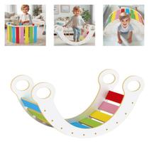 Gangorra montessori infantil balanco equilibrio bebe multifuncoes madeira tunel escorregador crianca playground mdf Gangorra montessori infantil balanco equilibrio bebe multifuncoes madeira tunel escorregador crianca playground mdf
