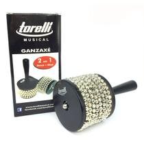 Ganzaxe (2 em 1 = mini afoxé + ganzá interno) Torelli