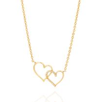 Garagantilha corações entrelaçados BRANCO 532113 Rommanel