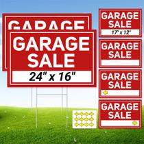 Garage Sale Signs ComboJoy 6 peças dobráveis à prova d'água 61x41 cm Garage Sale Signs ComboJoy 6 peças dobráveis à prova d'água 61x41 cm