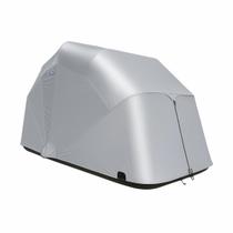 Garagem retrátil iglu 2 motos mar de prata