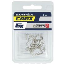 Garatéia CR6X NIQ. Nº1/0 c/ 6 Un - Crown Garatéia CR6X NIQ. Nº1/0 c/ 6 Un - Crown