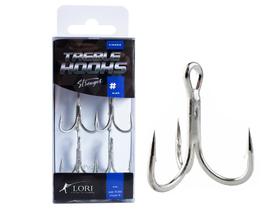 Garateia Lori Treble Hooks 4X Tinned Nº 1 - 6 Peças