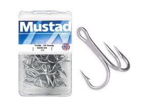 Garatéia Mustad 5x Strong 9430-DS Nº 1/0 - 25 Peças