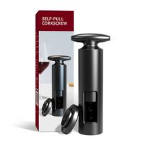 Garçons Corkscrew Professional Wine Opener Multifunction Portable Screw Bottle Opener Abridores(Preto)