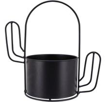 GARDEN CACHEPÔ 23x24x13cm METAL PRETO CACTO GARDEN CACHEPÔ 23x24x13cm METAL PRETO CACTO
