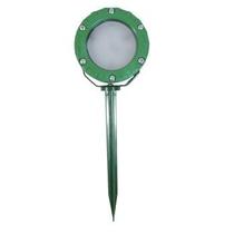 Garden ECO 8W Bivolt Corpo Verde 90º LED Branco Quente 3000K