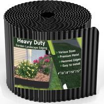 Garden Edging GTSABWAY 6"x6,1 m em aço galvanizado preto Garden Edging GTSABWAY 6"x6,1 m em aço galvanizado preto