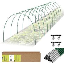 Garden Hoops RIFNY 10 conjuntos de kit de fibra de vidro sem ferrugem de 2,5 m