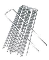 Garden Stakes Staples, aço galvanizado, 6 cm, 10 peças, Sweecomb Garden Stakes Staples, aço galvanizado, 6 cm, 10 peças, Sweecomb