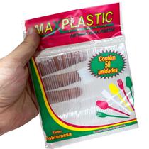 Garfinho de bolo, Garfo para sobremesa 100 unid Descartável