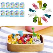 Garfinho Petisco Infantil Plástico P/ Fruta Palitinho 100pçs