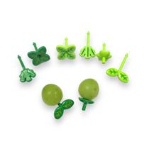 Garfinho Petisco Lancheirinha Infantil Plantinhas Divertido Garfinho Petisco Lancheirinha Infantil Plantinhas Divertido