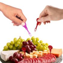 Garfinho petisco queijos aperitivos kit 144 espetinhos 6pcts