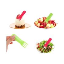 Garfinhos De Fruta Mini Cartoon Para Crianças 10 Peças Plástico Para Lanches Bolos Sobremesas