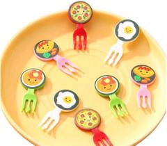 Garfinhos/Palitinhos Infantil Lancheiras - Alimentos