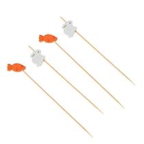 Garfinhos/Palitinhos Infantil Lancheiras -Coelho e Cenoura Páscoa