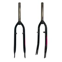 Garfo 26" Rígido 28,6mm Oversize Beach V-Brake Preto/Rosa Garfo 26" Rígido 28,6mm Oversize Beach V-Brake Preto/Rosa