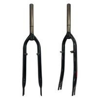 Garfo 26" Rígido 28,6mm Oversize Beach V-Brake Preto/Vermelho