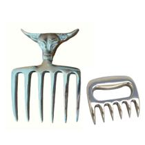 Garfo 6 Dentes + Garra De Urso Alumínio Churrasco Garfo 6 Dentes + Garra De Urso Alumínio Churrasco