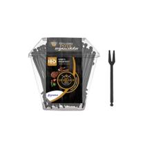 Garfo Aperitivo Preto Premium Strawplast 180 Unidades Garfo Aperitivo Preto Premium Strawplast 180 Unidades