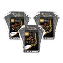 Garfo Aperitivo Preto Strawplast 3 Potes 540 Unidades