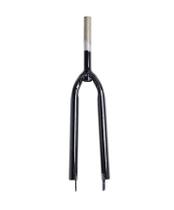 Garfo Aro 26 Over Sem Rosca Aço 28.6mm Rígido para Freio a Disco Preto Brilhante INMETRO