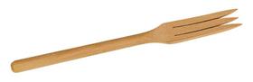 Garfo de madeira com três dentes 27x2,5cm
