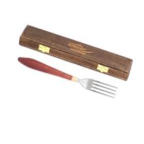 Garfo de Mesa Arkhip 4'' (22,5 cm Total) Cabo Madeira Caixa