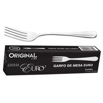 Garfo de Mesa Inox Euro com 12 Pçs Original Line