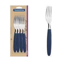 Garfo De Mesa Inox Ipanema 12 Peças Azul 23362010 - Tramontina Cutelaria