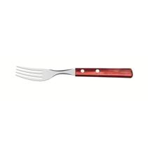Garfo De Mesa Inox Tramontina Polywood Vermelho