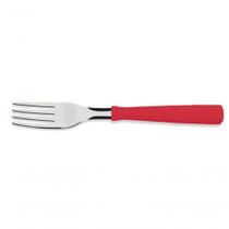 Garfo De Mesa Tramontina Inox New Kolor Vermelho Garfo De Mesa Tramontina Inox New Kolor Vermelho