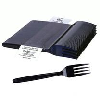 Garfo de plástico preto Cutlerease WNA Refil 960 Garfos Garfo de plástico preto Cutlerease WNA Refil 960 Garfos