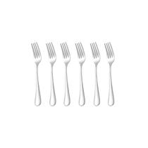 Garfo de Sobremesa Inox Talheres Buffet Restaurante Jogo 6un