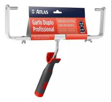 Garfo Duplo Ajustável Atlas 30 a 46cm para Rolo de Pintura Rende Plus e Antigota Garfo Duplo Ajustável Atlas 30 a 46cm para Rolo de Pintura Rende Plus e Antigota