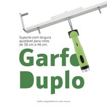 Garfo Duplo Suporte Rolo Ajustável 36 a 46cm Condor