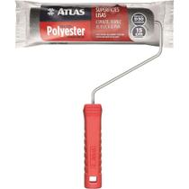 Garfo e Rolo de Espuma para Pintura, 15 Cm, Cor Cinza, Atlas.