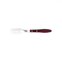 Garfo Jumbo Tramontina com Lâmina em Aço Inox e Cabo de Madeira Polywood Vermelho