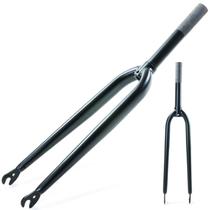 Garfo Logan 700c Speed Aheadset 28.6mm em aço preto fosco