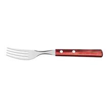 Garfo Mesa Aço Inox e Cabo Madeira Polywood Vermelho Tramontina Garfo Mesa Aço Inox e Cabo Madeira Polywood Vermelho Tramontina