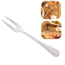 Garfo P/ Assados Churrasco Trinchante Aço Inox Prata 25cm Positano Lyor Garfo P/ Assados Churrasco Trinchante Aço Inox Prata 25cm Positano Lyor