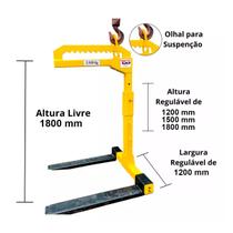 Garfo Paleteiro 2500kg Novo sem Uso TSB Produto Industrial