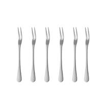 Garfo para Petiscos Frutas Sobremesa Garfinho Aço Inox 6un Garfo para Petiscos Frutas Sobremesa Garfinho Aço Inox 6un
