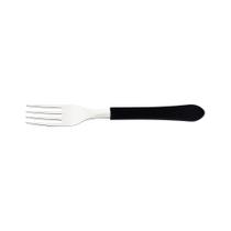 Garfo para Sobremesa Tramontina Leme com Lâmina em Aço Inox e Cabo de Polipropileno Preto Garfo para Sobremesa Tramontina Leme com Lâmina em Aço Inox e Cabo de Polipropileno Preto